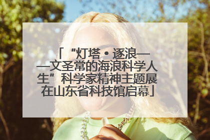 “灯塔 • 逐浪——文圣常的海浪科学人生”科学家精神主题展在山东省科技馆启幕
