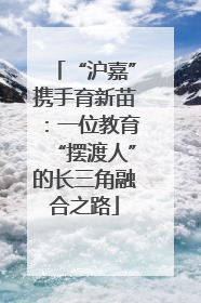 “沪嘉”携手育新苗：一位教育“摆渡人”的长三角融合之路