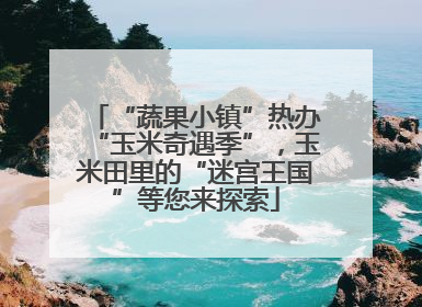 “蔬果小镇”热办“玉米奇遇季”，玉米田里的“迷宫王国”等您来探索