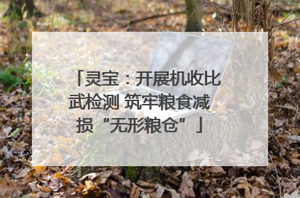 灵宝：开展机收比武检测 筑牢粮食减损“无形粮仓”