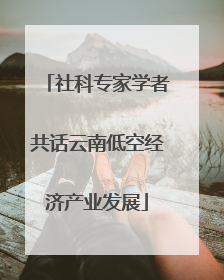 社科专家学者共话云南低空经济产业发展