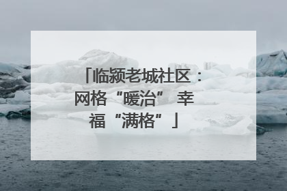 临颍老城社区：网格“暖治” 幸福“满格”
