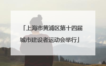 上海市黄浦区第十四届城市建设者运动会举行