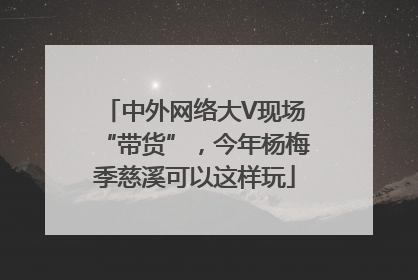 中外网络大V现场“带货”，今年杨梅季慈溪可以这样玩