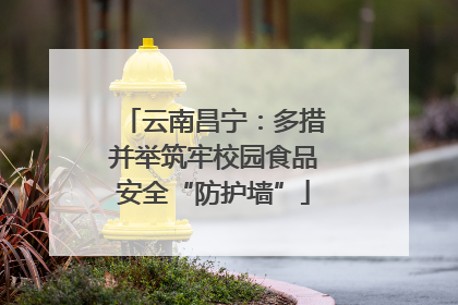云南昌宁：多措并举筑牢校园食品安全“防护墙”