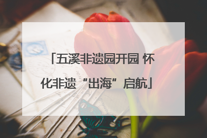 五溪非遗园开园 怀化非遗“出海”启航