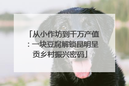 从小作坊到千万产值：一块豆腐解锁昆明呈贡乡村振兴密码