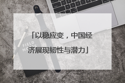 以稳应变，中国经济展现韧性与潜力