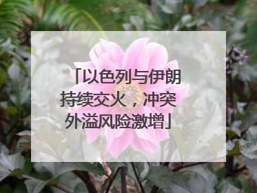 以色列与伊朗持续交火，冲突外溢风险激增