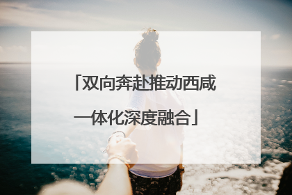 双向奔赴推动西咸一体化深度融合