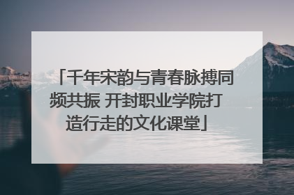 千年宋韵与青春脉搏同频共振 开封职业学院打造行走的文化课堂