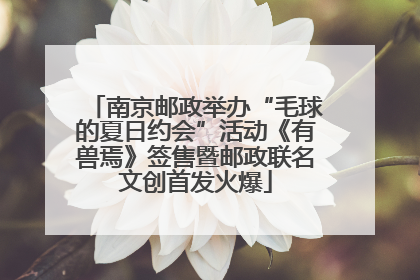 南京邮政举办“毛球的夏日约会”活动《有兽焉》签售暨邮政联名文创首发火爆