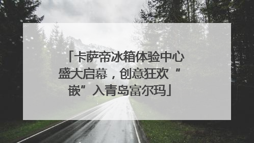 卡萨帝冰箱体验中心盛大启幕，创意狂欢“嵌”入青岛富尔玛