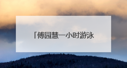 傅园慧一小时游泳课被10万元拍下