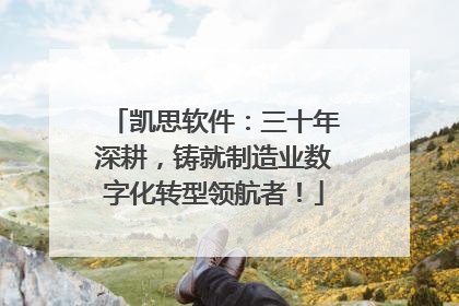 凯思软件：三十年深耕，铸就制造业数字化转型领航者！