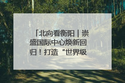 北向看衡阳｜崇盛国际中心焕新回归！打造“世界级美食主题公园”