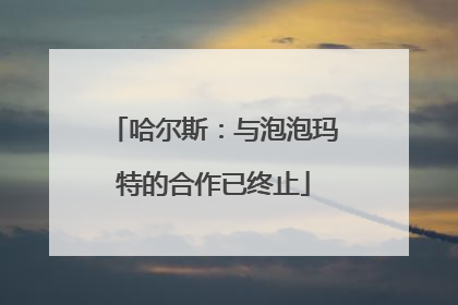 哈尔斯：与泡泡玛特的合作已终止