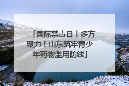 国际禁毒日丨多方聚力！山东筑牢青少年药物滥用防线