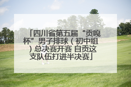 四川省第五届“贡嘎杯”男子排球（初中组）总决赛开赛 自贡这支队伍打进半决赛