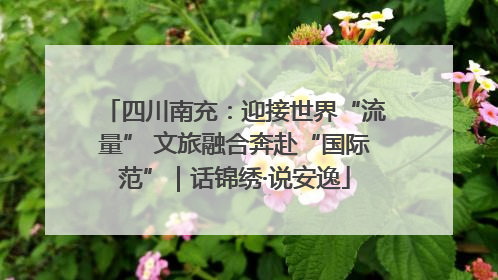 四川南充：迎接世界“流量” 文旅融合奔赴“国际范”｜话锦绣·说安逸