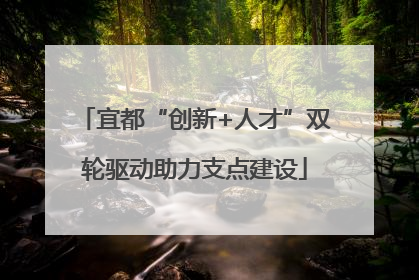 宜都“创新+人才”双轮驱动助力支点建设