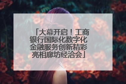 大幕开启！工商银行国际化数字化金融服务创新精彩亮相廊坊经洽会
