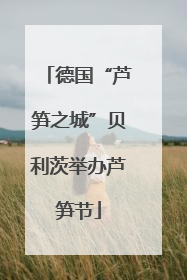 德国“芦笋之城”贝利茨举办芦笋节