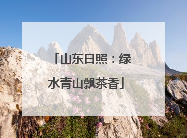 山东日照：绿水青山飘茶香