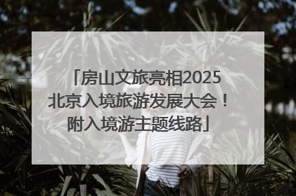 房山文旅亮相2025北京入境旅游发展大会！附入境游主题线路