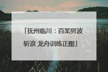 抚州临川：百桨劈波斩浪 龙舟训练正酣