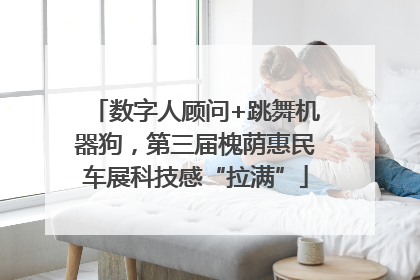 数字人顾问+跳舞机器狗，第三届槐荫惠民车展科技感“拉满”