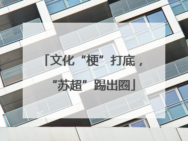 文化“梗”打底，“苏超”踢出圈