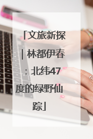 文旅新探｜林都伊春：北纬47度的绿野仙踪