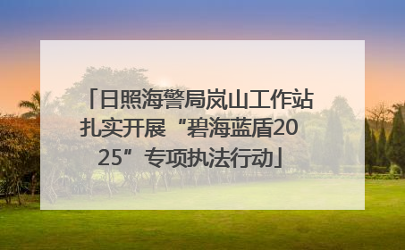 日照海警局岚山工作站扎实开展“碧海蓝盾2025”专项执法行动