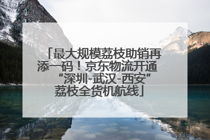 最大规模荔枝助销再添一码！京东物流开通“深圳-武汉-西安” 荔枝全货机航线