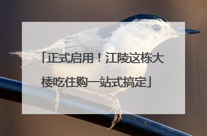 正式启用！江陵这栋大楼吃住购一站式搞定