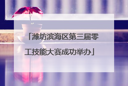 潍坊滨海区第三届零工技能大赛成功举办
