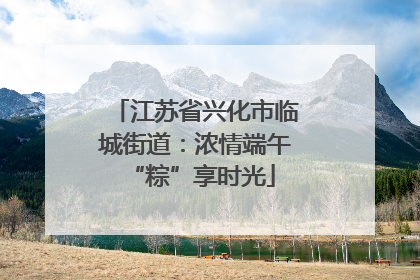 江苏省兴化市临城街道：浓情端午 “粽”享时光