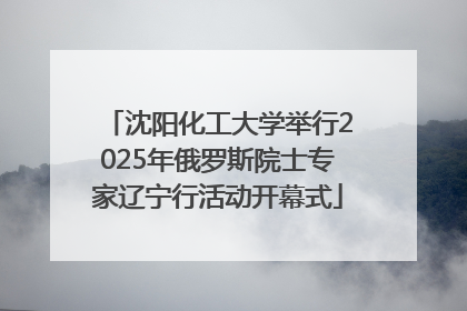 沈阳化工大学举行2025年俄罗斯院士专家辽宁行活动开幕式