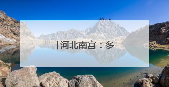 河北南宫：多举措为“三夏”生产保驾护航
