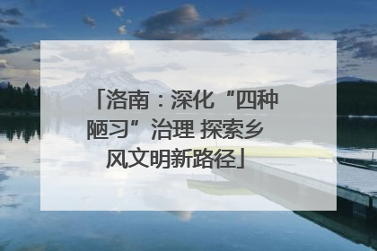 洛南：深化“四种陋习”治理 探索乡风文明新路径