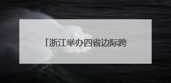 浙江举办四省边际跨境电商资源对接活动