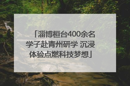 淄博桓台400余名学子赴青州研学 沉浸体验点燃科技梦想