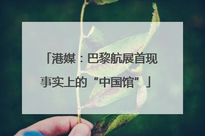 港媒：巴黎航展首现事实上的“中国馆”