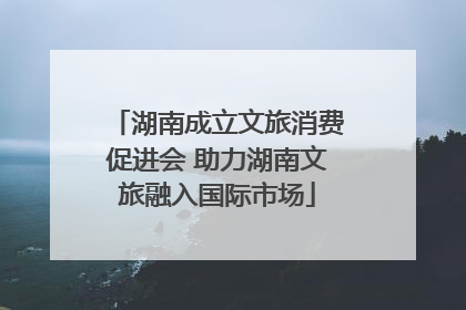 湖南成立文旅消费促进会 助力湖南文旅融入国际市场
