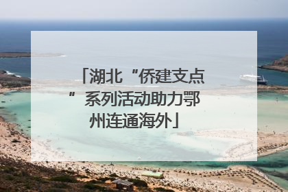 湖北“侨建支点”系列活动助力鄂州连通海外