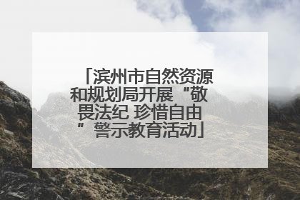 滨州市自然资源和规划局开展“敬畏法纪 珍惜自由”警示教育活动