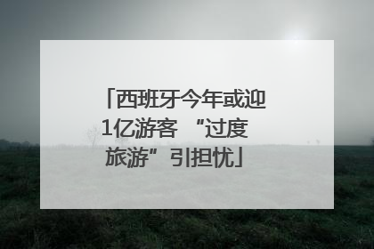 西班牙今年或迎1亿游客 “过度旅游”引担忧