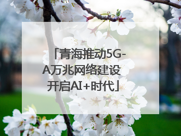 青海推动5G-A万兆网络建设 开启AI+时代