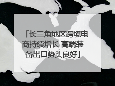 长三角地区跨境电商持续增长 高端装备出口势头良好